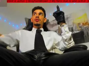 brayhambrown — GOAL: Flex biceps [22 tokens remaining]  The chief's office  #Leather #18 #twink #master #feet