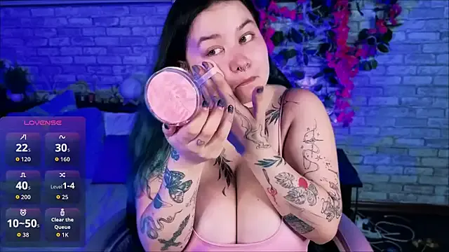 Mira_Fyre — Ahegao with spit on boobs