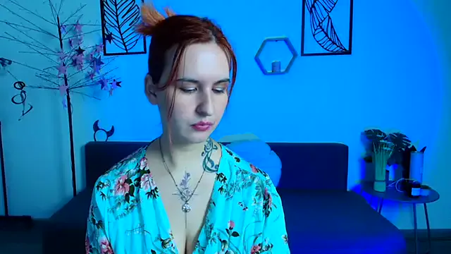 RubyHolmess — on a red dress