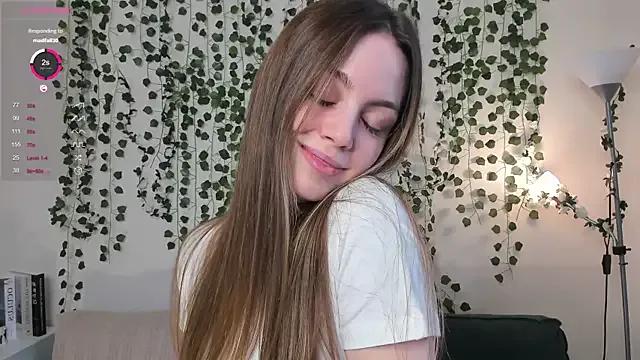 sweet_and_flirt — Seductive eye contact and suck finger
